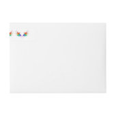 ふわふわレインボーウィングス ラップアラウンドラベル (正面)