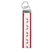 ふわふわレインボーウィングス リストバンドキーホルダー (鍵トップ)