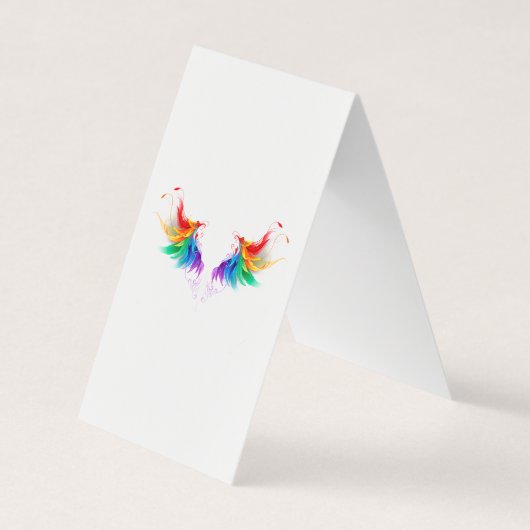 ふわふわレインボーウィングス 名刺 (正面)