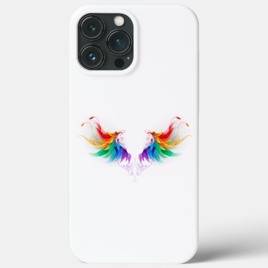 ふわふわレインボーウィング Case-Mate iPhoneケース (裏面)
