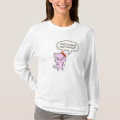 ふわふわ回って真相を知る Tシャツ (正面)