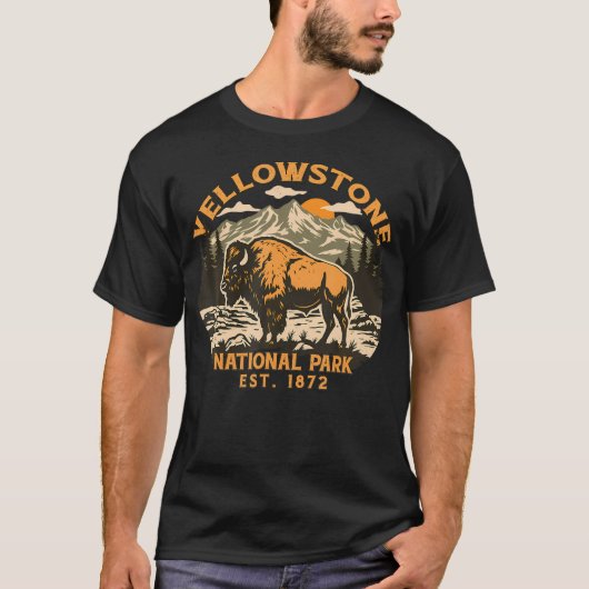 ふわふわ牛に触らないで 国立公園愛好家 Tシャツ (正面)