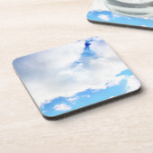 ふわふわ白い雲と青空 コースター (左側)