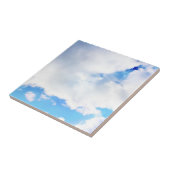 ふわふわ白い雲と青空 タイル (側面)