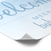 ふわふわ雲のしずくウェルカム ポスター (角)