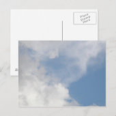 ふわふわ雲はがき ポストカード (正面/裏面)