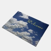 ふわふわ雲ウェルカムフォーマット ドアマット (アングル)