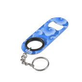 ふわふわ雲パターンモノグラム キーホルダー栓抜き (裏面アングル)