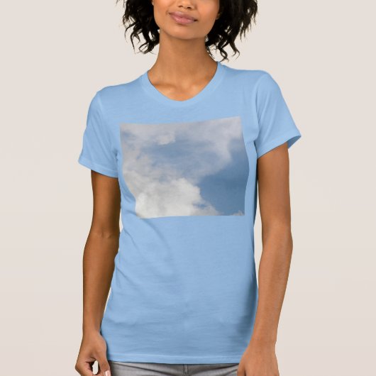 ふわふわ雲レディースTシャツ Tシャツ (正面)