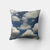 ふわふわ雲枕の美しい青空 クッション (裏面)