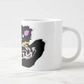 ふわふわ黒猫ジャックオランタン楽しみ ジャンボコーヒーマグカップ (右)