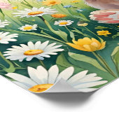 ふわふわ&カフェイン – 春バニーコーヒーシーン ポスター (角)