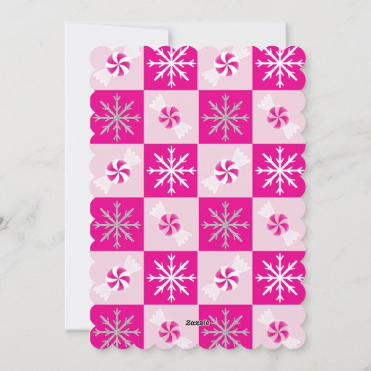 ふわふわ＆スイート ホットピンク ペッパーミント クッキー 1枚の写真 シーズンカード (裏面)