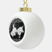 ふわふわ セラミックボールオーナメント (右)