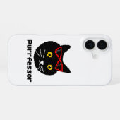 ふわもこにゃん教授 iPhone 16ケース (裏面横)