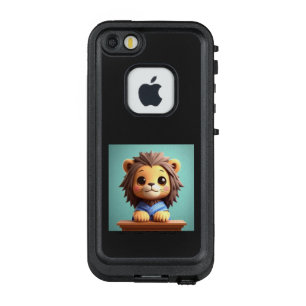 ふわもこライオンの優雅な微笑み LifeProof FRÄ’ iPhone SE/5/5sケース