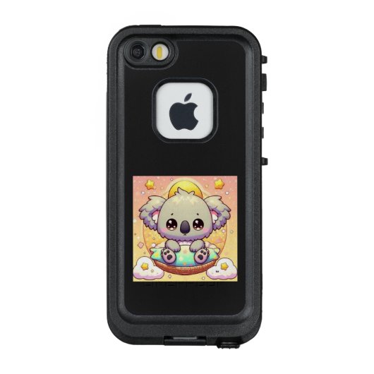 ふわもこ恋するコアラのひとりごと LifeProof iPhoneケース (裏面)