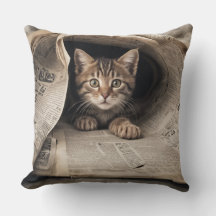 ふわもこ猫のスロー枕