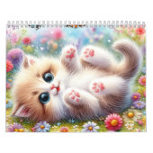 ふんわりかわいい子猫たち カレンダー (カバー)