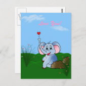 ふんわりした愛 ポストカード (正面/裏面)