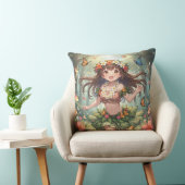 ふんわりとしたアニメの少女 クッション (椅子)