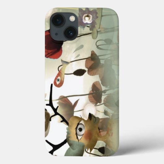 ふんわりとした光と透明感の鹿 Case-Mate iPhoneケース (裏面)