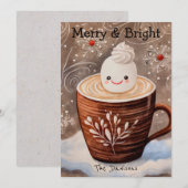 ふんわりココアのホリデーカード シーズンカード (正面/裏面)