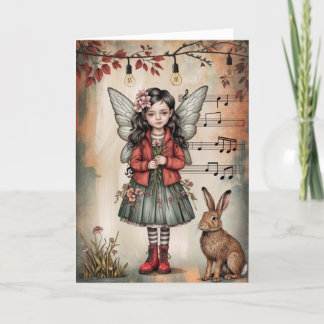 ふんわりフラワーフェアのグリーティングカード カード