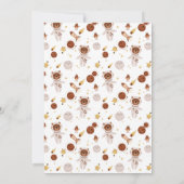 ふんわり小さな宇宙のベビーシャワー 招待状 (裏面)