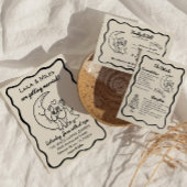 ふんわり月 RSVP 返信カード