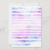 ふんわり キュートなクマの性別発表パーティー 招待状 (裏面)