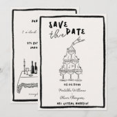 ふんわりSave The Date招待状 招待状 (正面/裏面)