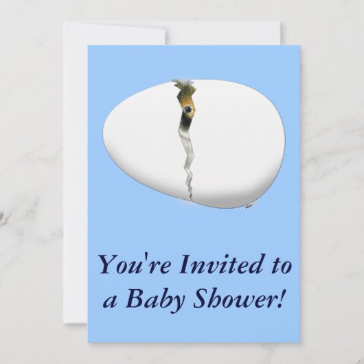 ふ化卵 招待状 (正面)