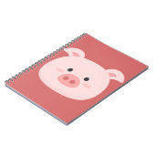 ぶたの誕生日子供アート ノートブック (左側)