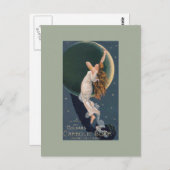 ぶっちゃんの石鹸天使をフィーチャーしたヴィンテージ広告 ポストカード (正面/裏面)