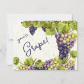 ぶどうありがとう ノートカード (正面)