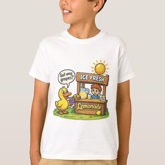 ぶどうある?レモネード Tシャツ (正面)