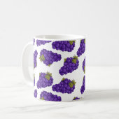 ぶどういっぱい! コーヒーマグカップ (正面左)