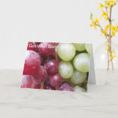 ぶどうが早く良くなる カード (黄色い花)