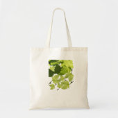 ぶどうつる植物グリーン葉ズ トートバッグ (正面)