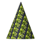 ぶどうつる植物グリーン葉ズ パーティーハット (左)