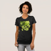 ぶどうつる植物グリーン葉ズ Tシャツ (正面フル)