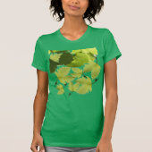 ぶどうつる植物グリーン葉ズ Tシャツ (正面)