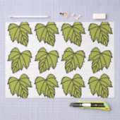 ぶどうつる植物グリーン離れつる植物 薄葉紙 (クラフト)