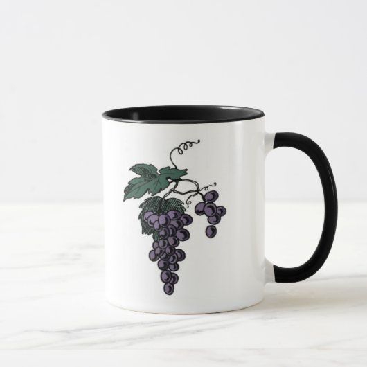 ぶどうつる植物マグ マグカップ (右)