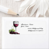 ぶどうつる植物住所 シール (インサイチュ)