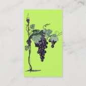 ぶどうつる植物名刺 名刺 (裏面)