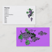 ぶどうつる植物名刺 名刺 (正面/裏面)
