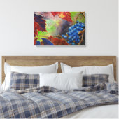 ぶどうつる植物紅葉ヴィネヤードウォーター色 キャンバスプリント (インサイチュ (寝室))