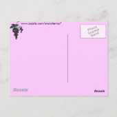 ぶどうつる植物葉書 ポストカード (裏面)